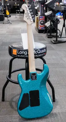 Charvel Guitars - Pro-Mod San Dimas Style 1 HSS FR M, Maple Fingerboard - Aqua Flake 2